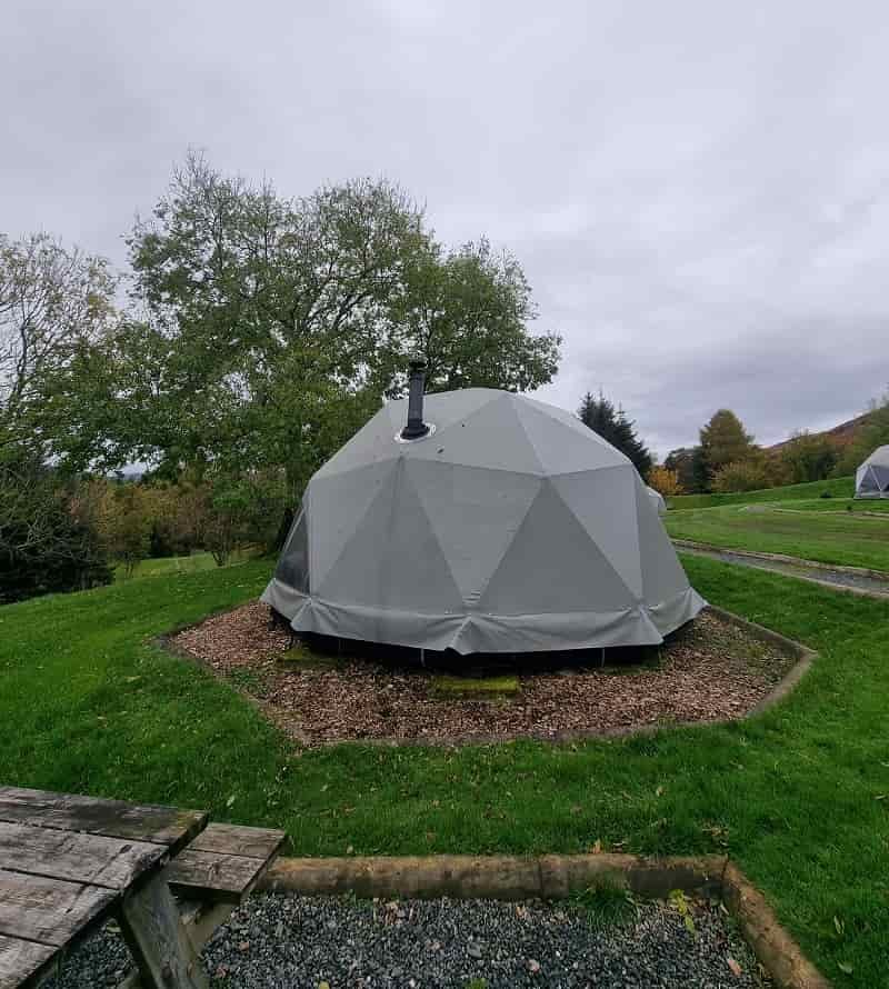 Loch Tay Highland Lodges camping domes